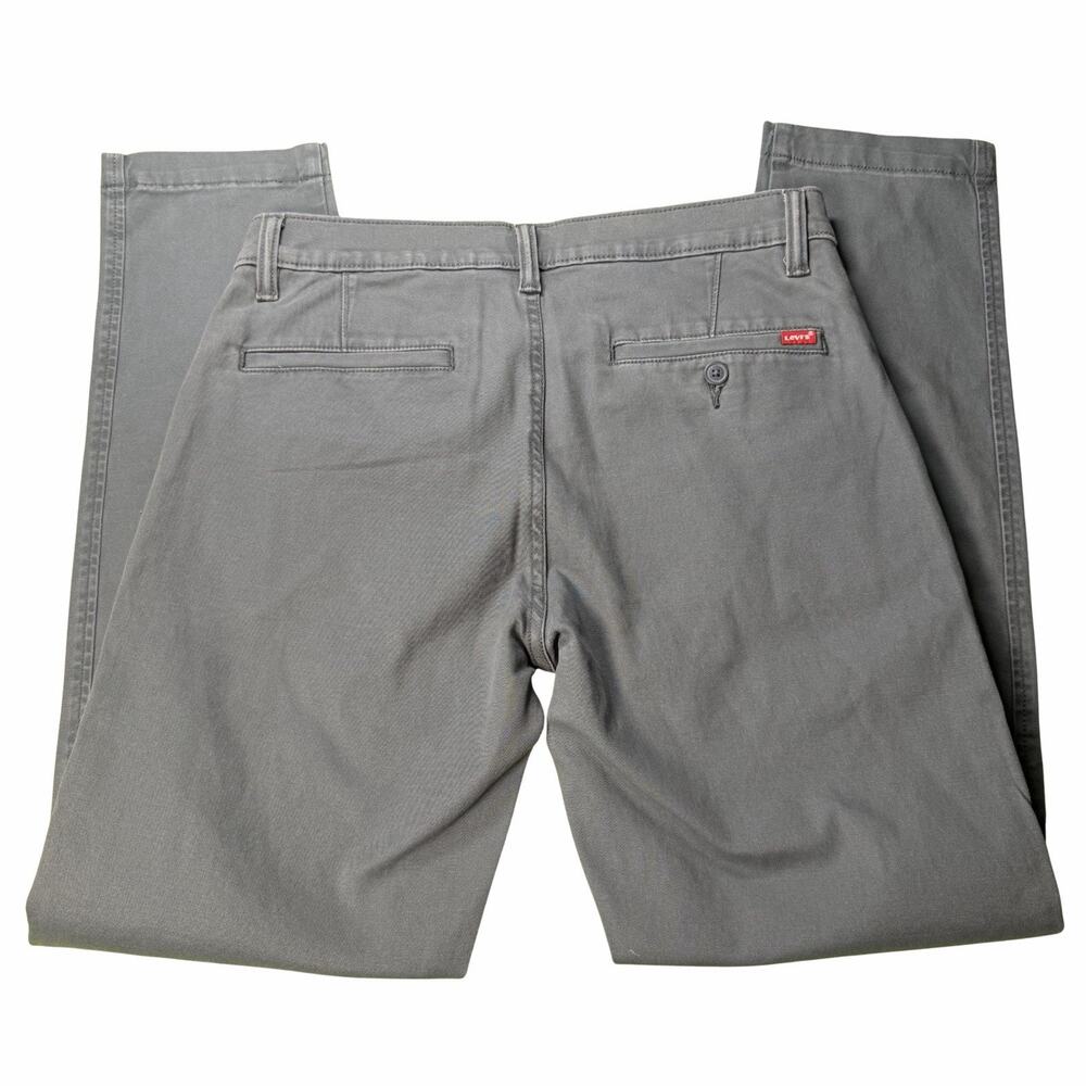 Levi's Chino Mens 29x32 (32x31) Xx Standard Tapered Chino Pants Dark Slate - Picture 2 of 7